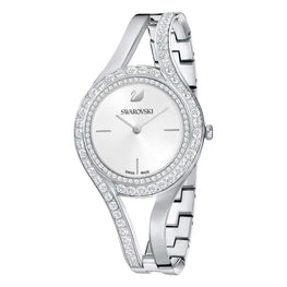 Eternal watch, Swiss Made, Crystal bracelet, Silver tone, Stainless steel