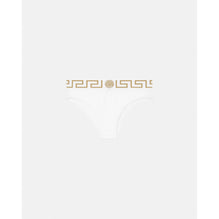 Women Greca Border Briefs - White