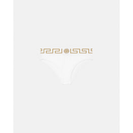 Women Greca Border Briefs - White