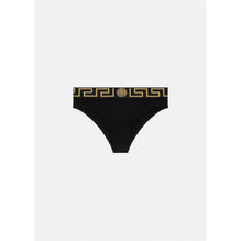 Women Greca Border Briefs - Black