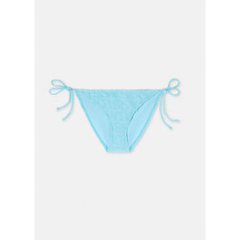 Women Versace Allover Towel Bikini Bottoms - Blue