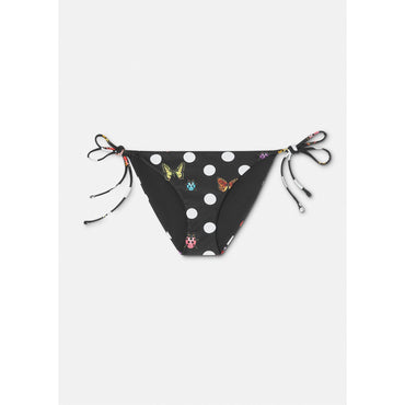 Women Butterflies Bikini Bottoms - Black