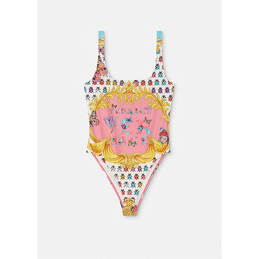 Women Butterflies One-Piece Swimsuit - Multicolor