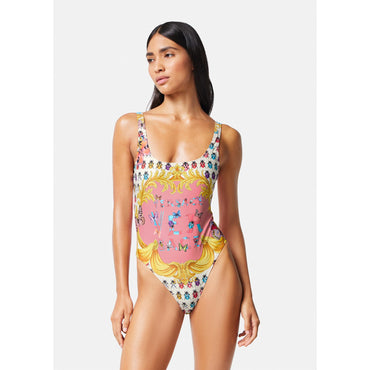 Women Butterflies One-Piece Swimsuit - Multicolor