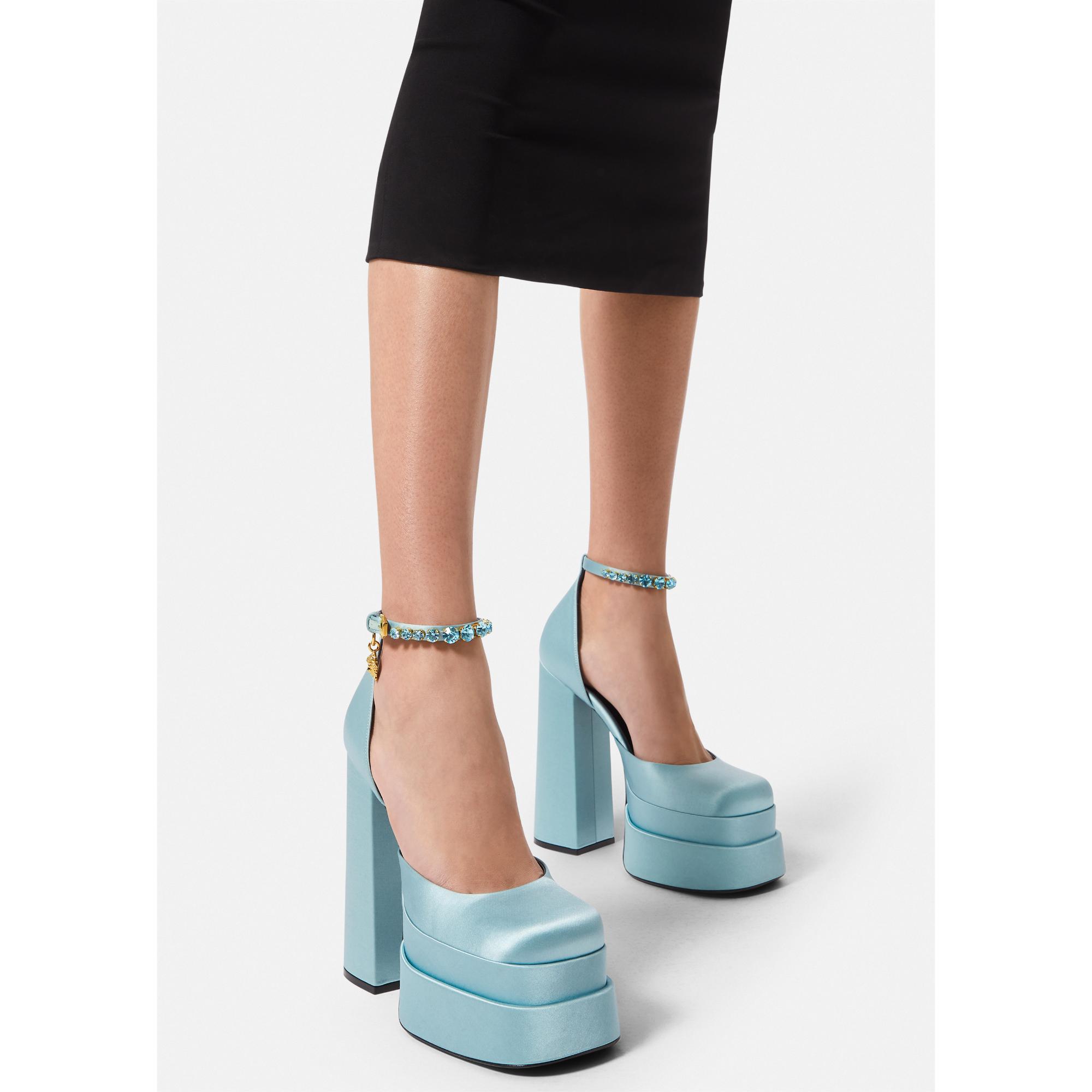 Women Aevitas Platform Pumps 155 mm - Blue