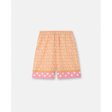 Men Versace Allover Cotton Blend Shorts - Pink