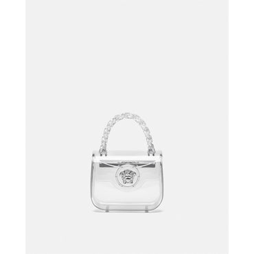 Women La Medusa Transparent Mini Bag - Silver