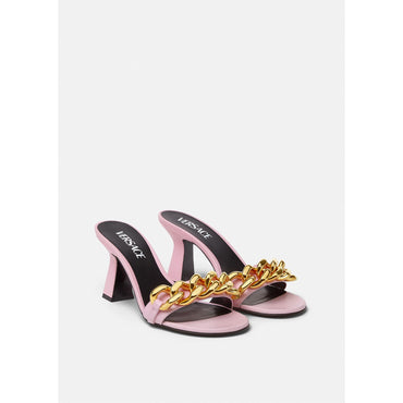 Women Chain Sandals 70 mm - Pink