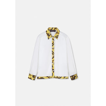 Men Barocco Kids Shirt - White