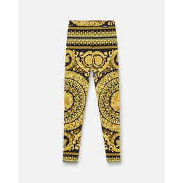 Women Barocco Leggings - Black