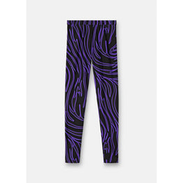Women Zebra Leggings - Multicolor