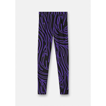 Women Zebra Leggings - Multicolor