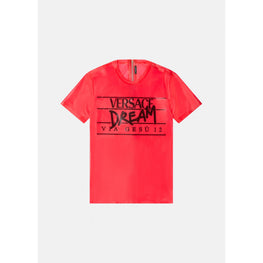 Men Dream Logo Latex T-Shirt - Pink