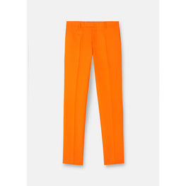Men Tailored Formal Trousers - Orange