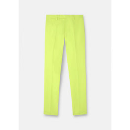 Men Tailored Formal Trousers - Yellow