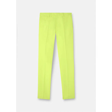 Men Tailored Formal Trousers - Yellow