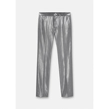 Men Suit Trousers - Silver