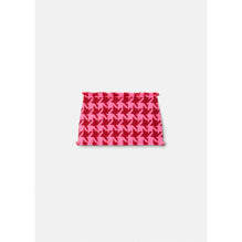 Women Frayed Tweed Mini Skirt - Pink