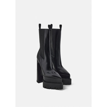 Women Aevitas Pointy Platform Bootss 160 mm - Black