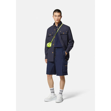 Men Cargo Shorts - Navy