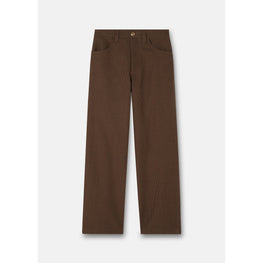 Men Medusa Houndstooth Trousers - Black