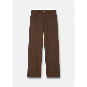 Men Medusa Houndstooth Trousers - Black