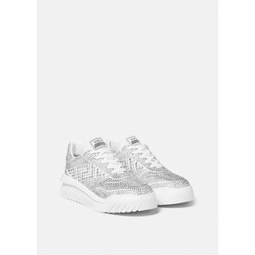 Men Crystal Odissea Greca Trainers - White