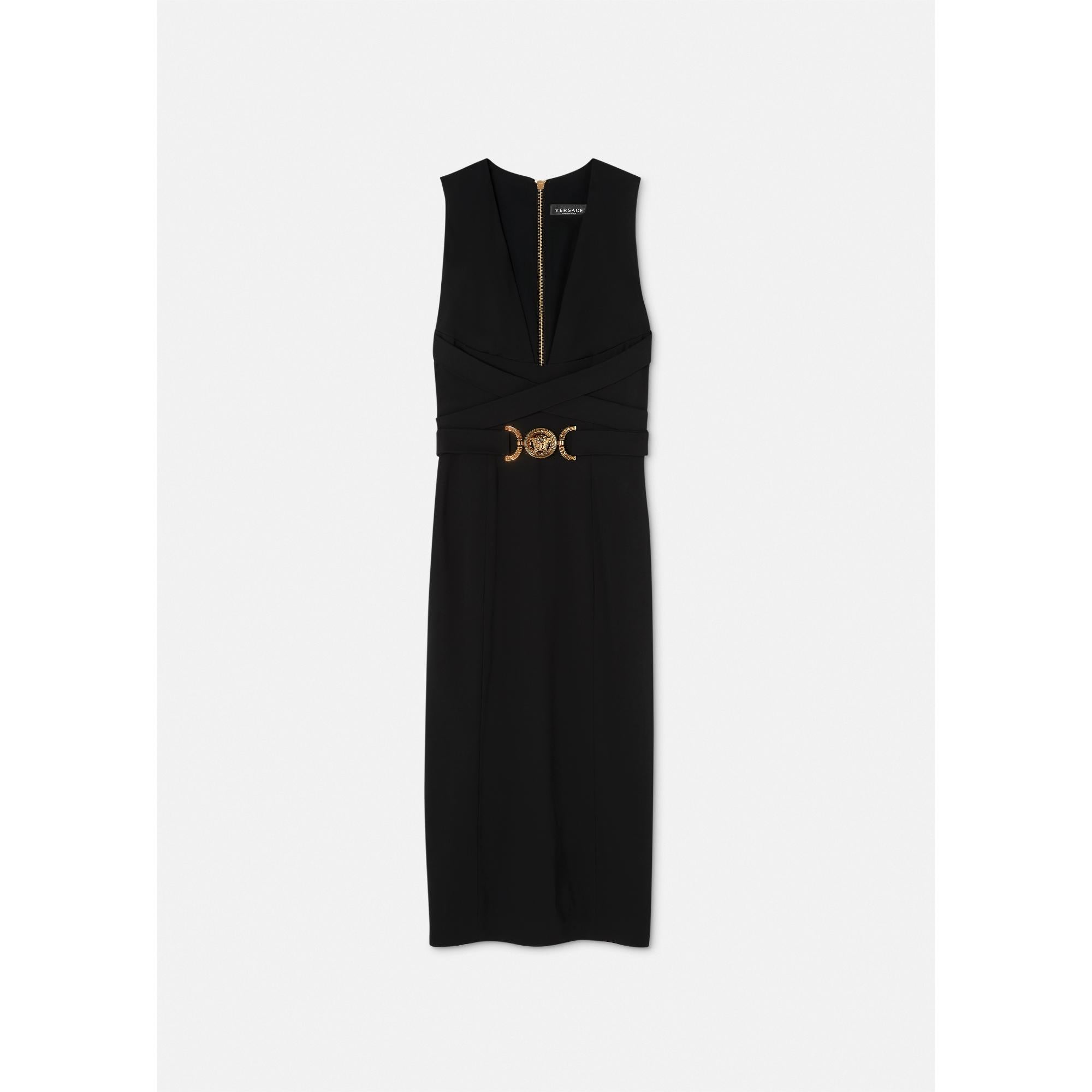 Women Medusa '95 Midi Dress - Black