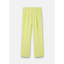 Men Wide Leg Formal Trousers - Green