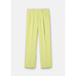Men Wide Leg Formal Trousers - Green