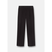 Men Wide Leg Formal Trousers - Black