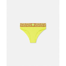 Women Greca Border Bikini Bottoms - Yellow