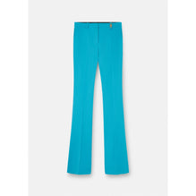 Women Flared Tailored Trousers - Blue