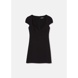 Women Shift Mini Dress - Black
