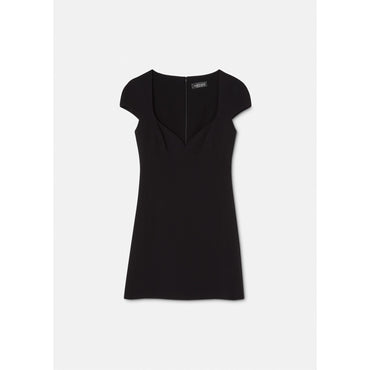 Women Shift Mini Dress - Black