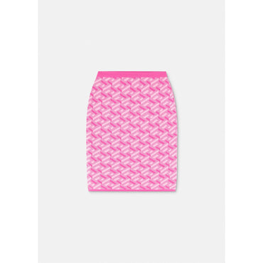 Women Spring Festival Knit Skirt - Pink