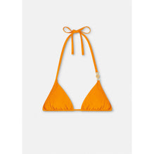 Women Versace Allover Invisible Bikini Top - Orange