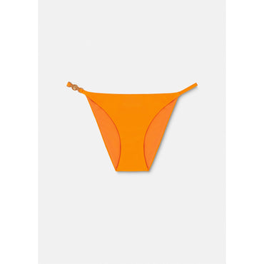 Women Versace Allover Invisible Bikini Bottoms - Orange