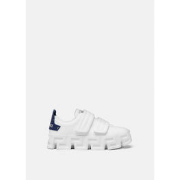 Men Greca Portico Strap Trainers - White