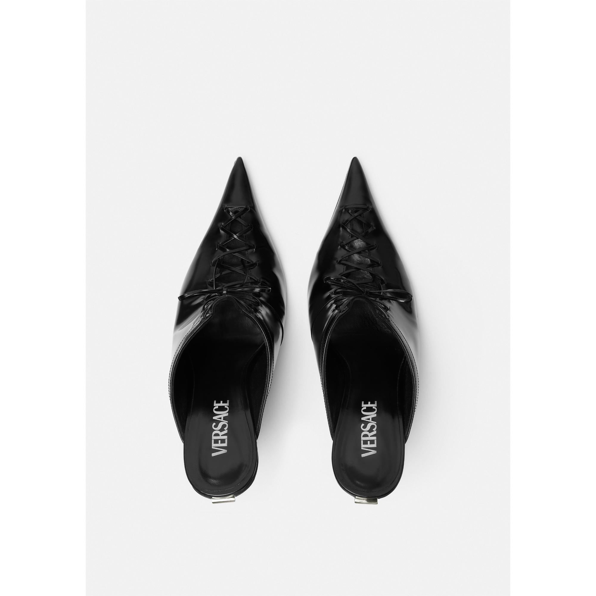 Women Pin-Point Mules 110 mm - Black