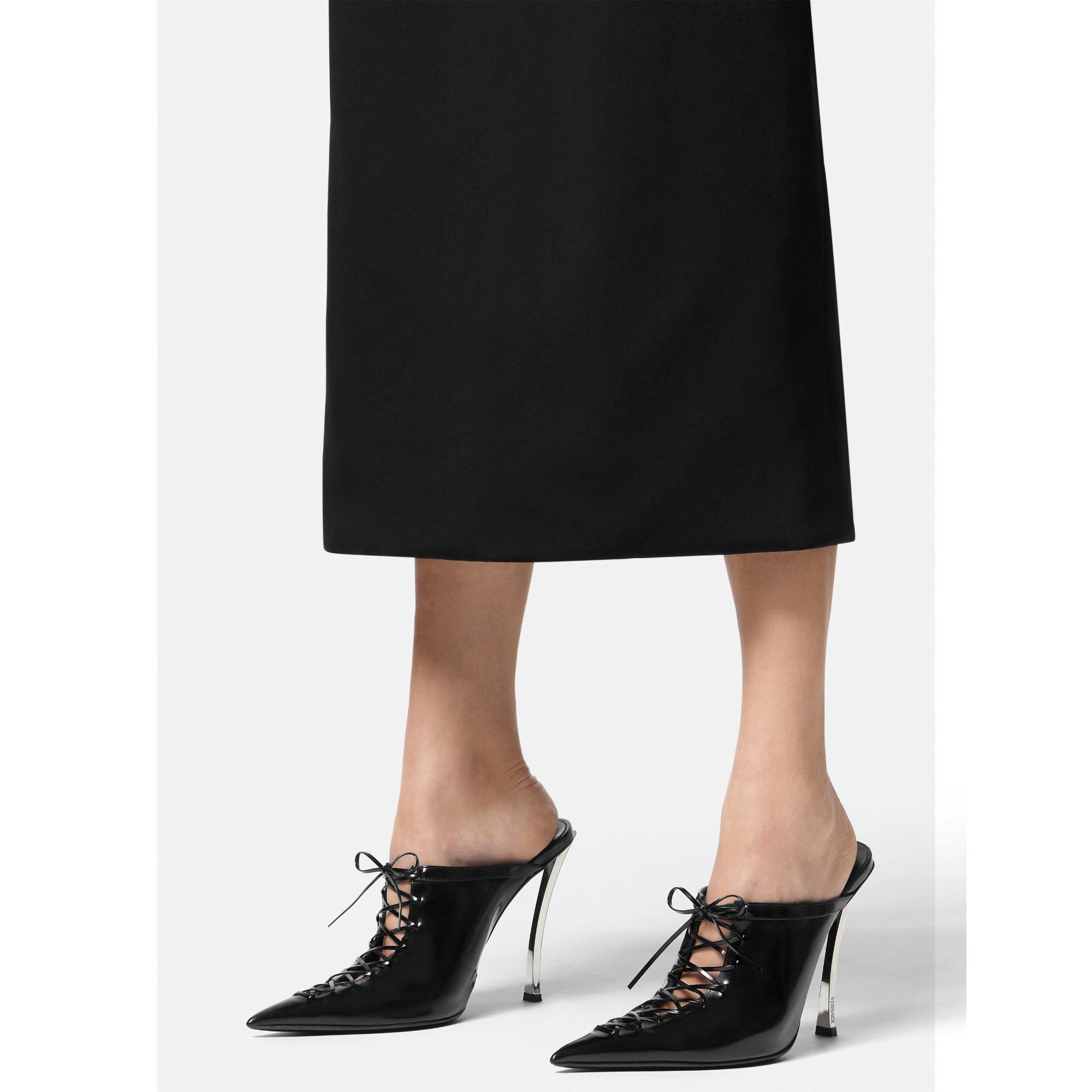 Women Pin-Point Mules 110 mm - Black