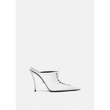Women Pin-Point Mules 110 mm - White