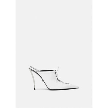Women Pin-Point Mules 110 mm - White