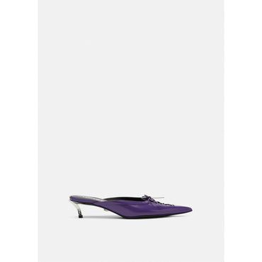 Women Pin-Point Mules 40 mm - Purple