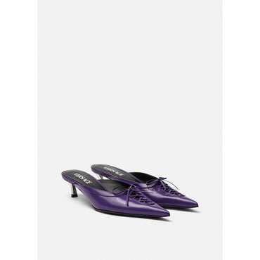 Women Pin-Point Mules 40 mm - Purple