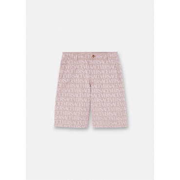 Men Versace Allover Shorts - Pink