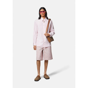 Men Versace Allover Shorts - Pink