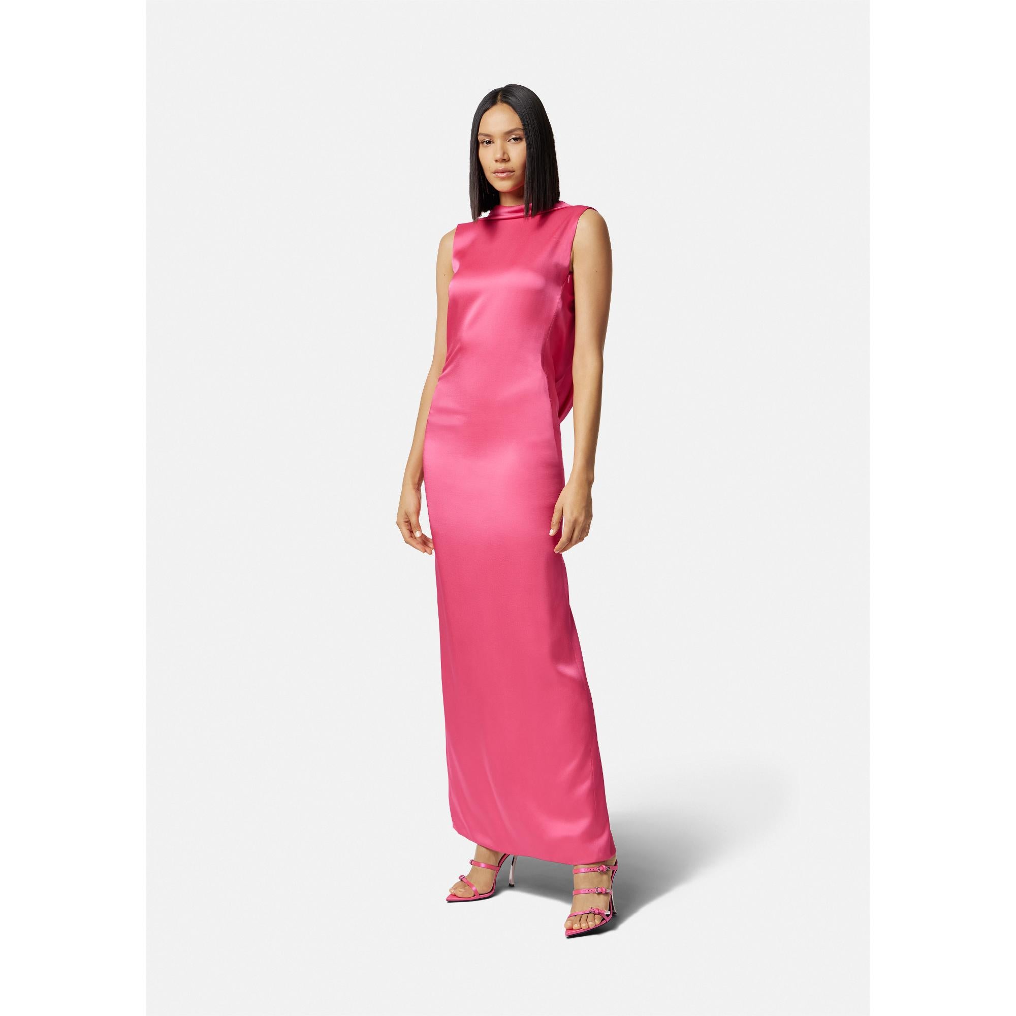 Women Long Dress - Pink