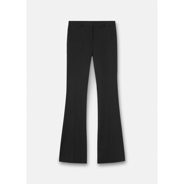 Women Flared Formal Trousers - Black