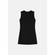 Women Slashed Mini Dress - Black